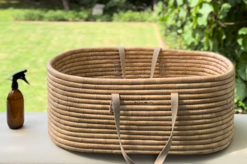 How to Clean Mold and Mildew from Wicker and Palm Moses Baskets or how kocoon