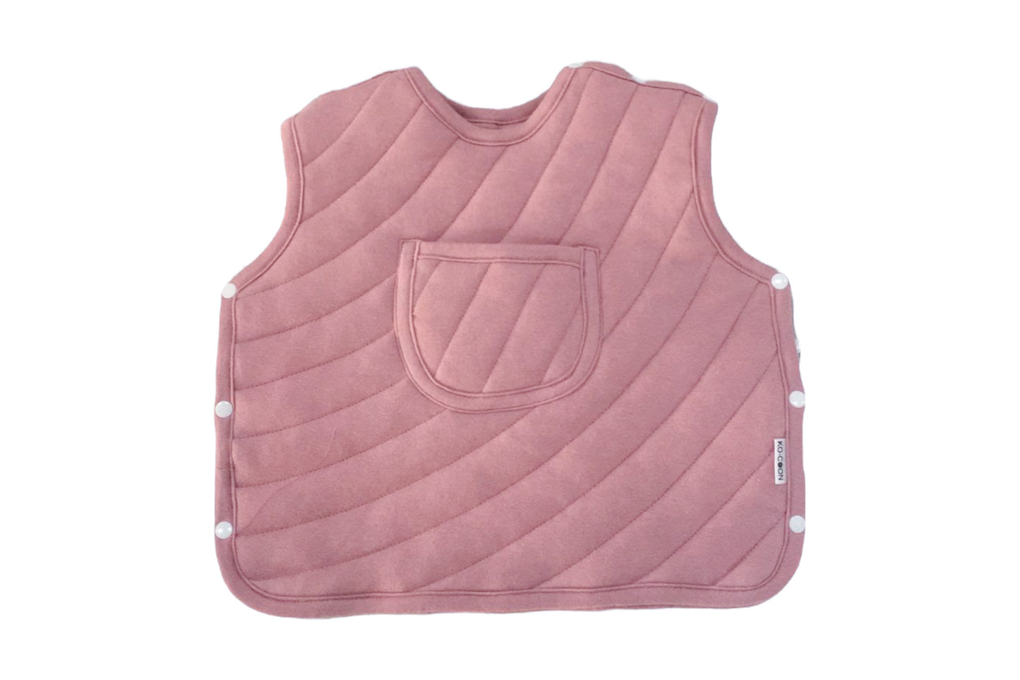 Cozy quilted merino wool baby vest (3 sizes: 3-24m)